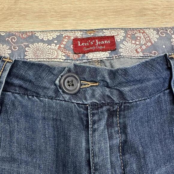 Vintage Levi’s Jeans‎ Womens 12 Med Spandex Stretch Relaxed Boot Cut 90s Crafted - Picture 8 of 15